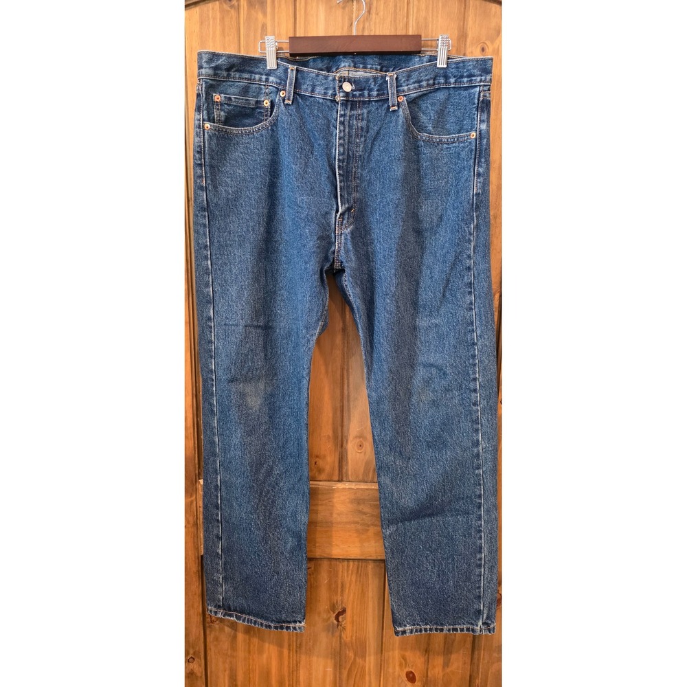 Levi's 505 Regular Fit Jeans Mens 40x32 Blue Excellent Straight Leg Denim